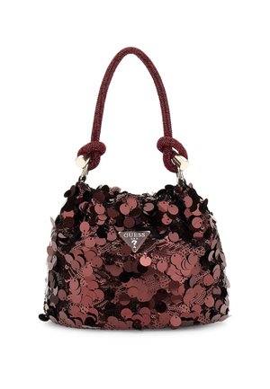 HOLIDAY SHINE HANDLE POUCH - Sac à main - weinrot