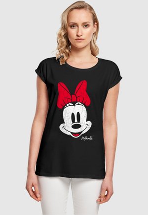 MICKEY MOUSE- MINNIE BEATEN FACE - Print T-shirt - black