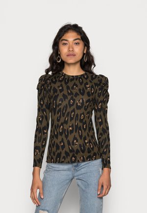 JDYTONSY PUFF SLEEVE - Maglione - dark olive big leo