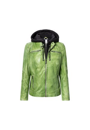 Leren jas - grün