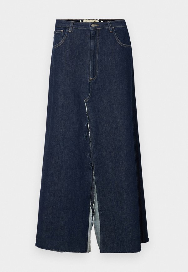 MILES SLIT SKIRT - Jeansrock - dark denim