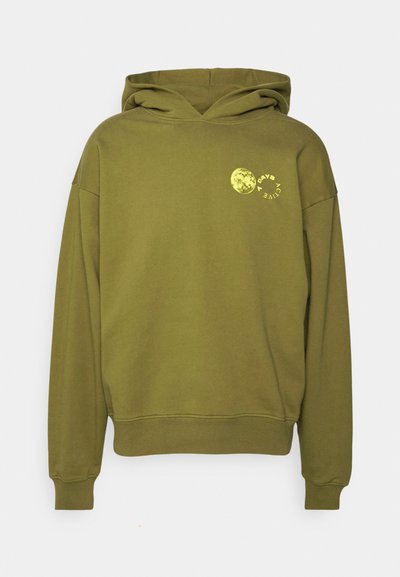 7 DAYS Active OVERSIZED GRAPHIC HOODIE UNISEX - Sweatshirt - capulet olive
