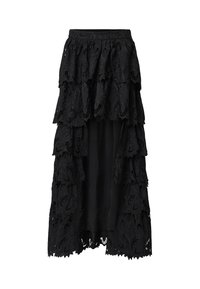 CAVARLY SKIRT - Maxi skirt - black