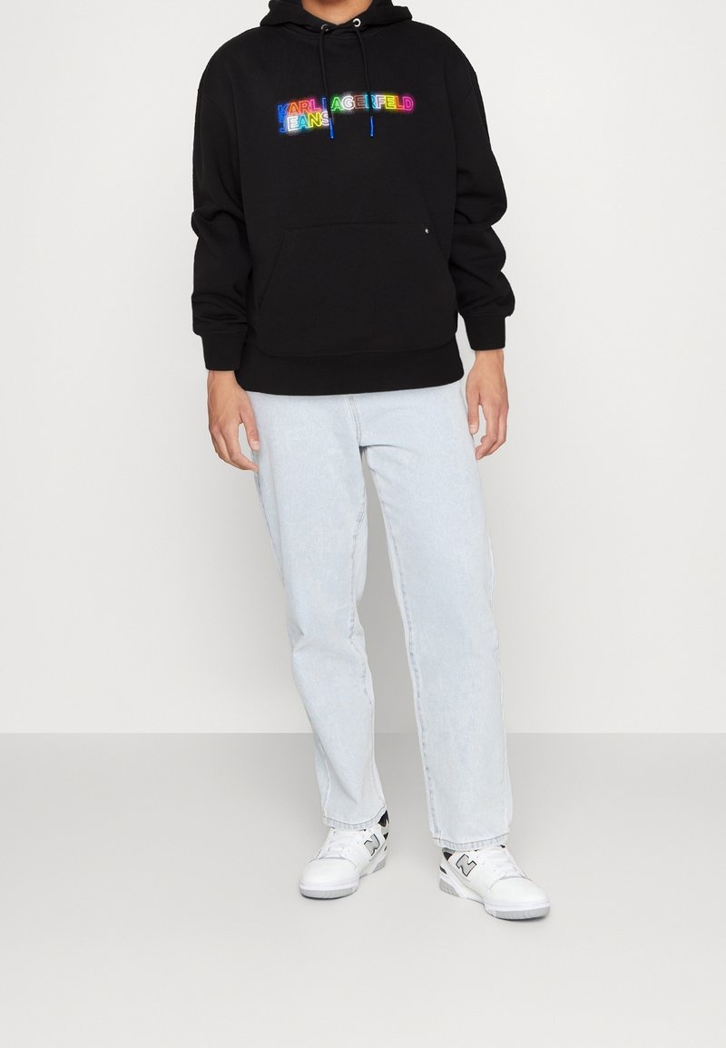 Karl Lagerfeld Jeans Felpa con cappuccio - black