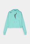 TEAM 13 COURTSIDE - Felpa con cappuccio - mint/brilliant orange/black