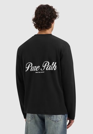 Long sleeved top - black