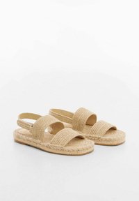 Mango Kids Páskové sandály  - beige