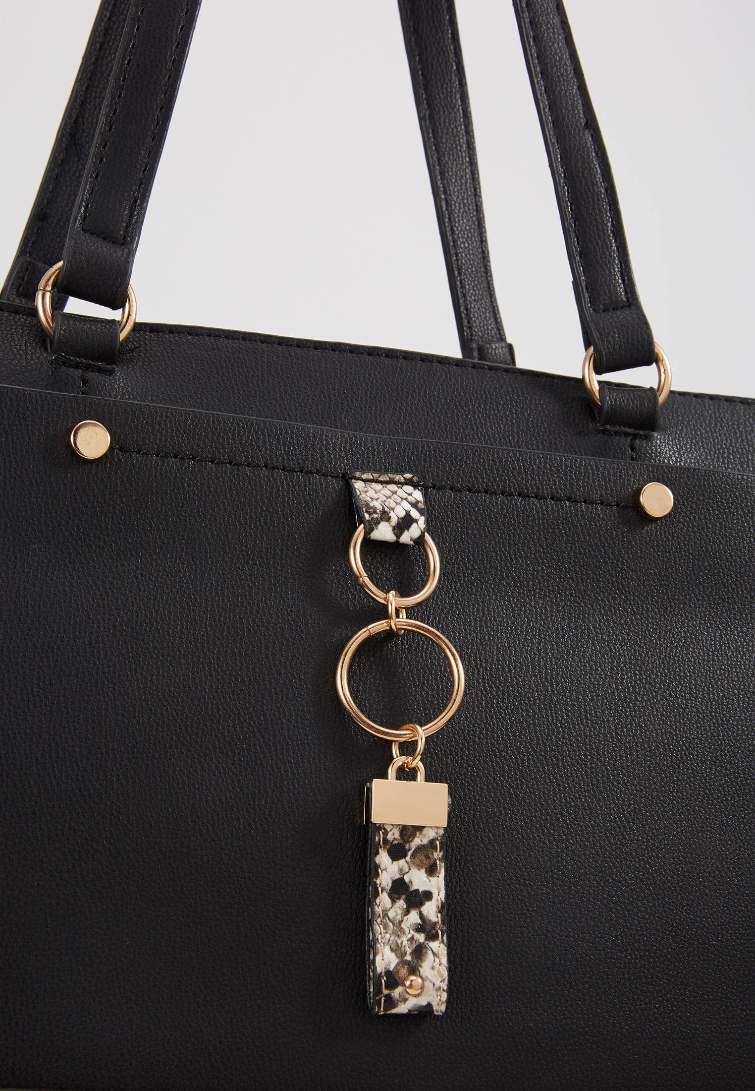 Dorothy Perkins POCKET FRONT SHOPPER Håndveske black Dorothy Perkins POCKET FRONT SHOPPER Håndveske black