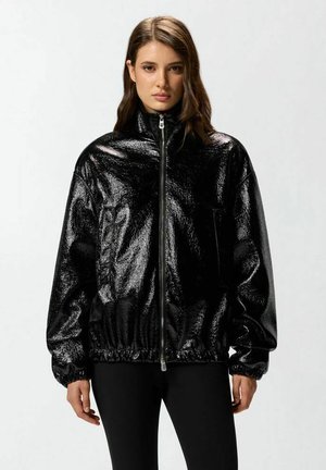 Giacca in similpelle - nero