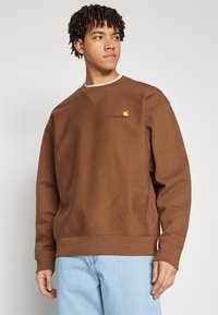 Carhartt WIP AMERICAN SCRIPT - Sweater - lumber