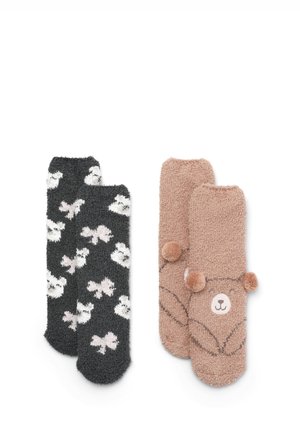 2 PACK - Calze - var tortora