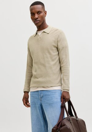 Jack & Jones PREMIUM, Knitted Knitted - Πουλόβερ - lemon pepper