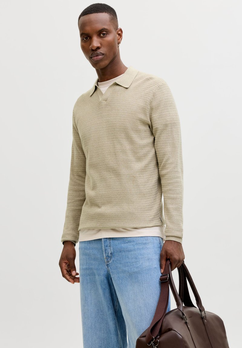 Jack & Jones PREMIUM Knitted Knitted - Pullover - lemon pepper