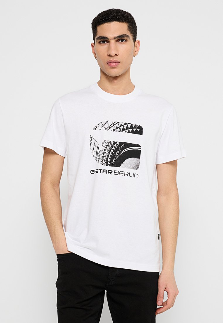 G-Star T-shirt print wit G-Star T-shirt print wit