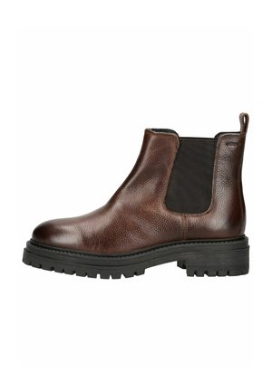 Botines con plataforma - brown dk coffee