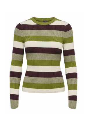 ONLY, KNITTED PULLOVER ONLIBI KNITTED PULLOVER - Strickpullover - cardamom seed