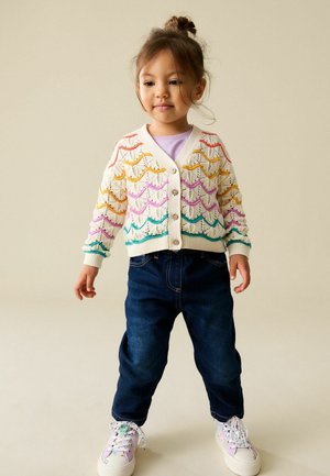 WAVY V-NECK - Kardigán - rainbow