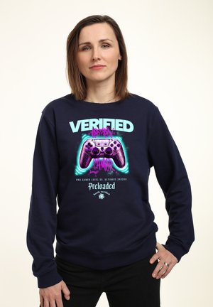 MATT KEELING VERIFIED GAMER - Sweatshirt - navy blue