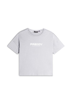 Freddy COMFORT FIT SPACCHI - Camiseta estampada - bright white