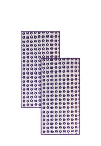 Småfolk 2ER-PACK 70 140 MIT ÄPFELN - Bath towel - purple