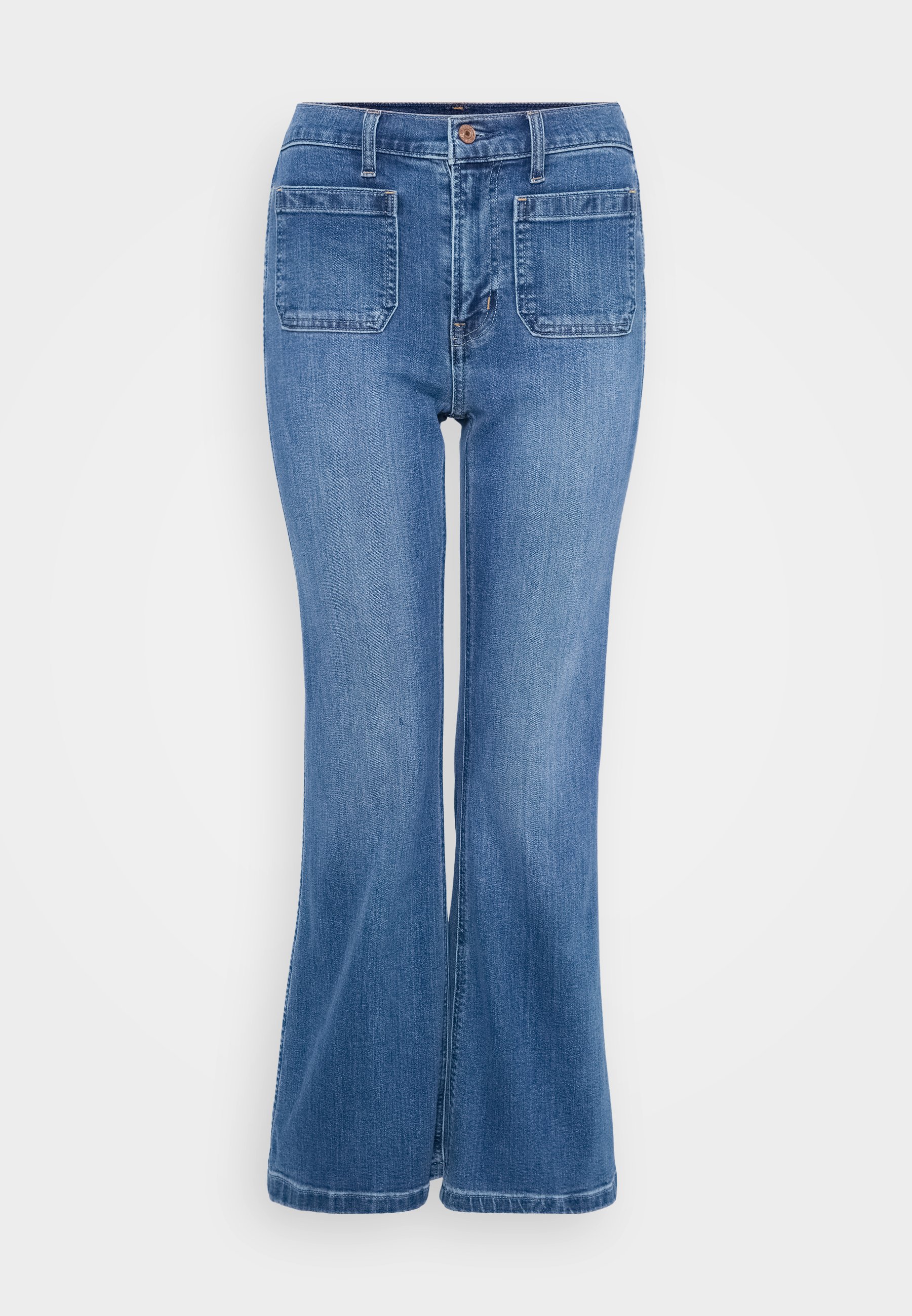 HYPE-05 front POCKET flare trousers , 【公式通販】