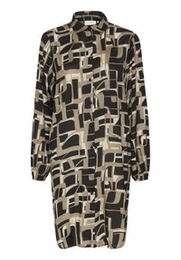 Kaffe KATANYA  - Rochie tip cămașă - black   beige graphic print