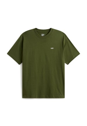 Vans, LEFT CHEST II LOOSE. - Printtipaita - dark green
