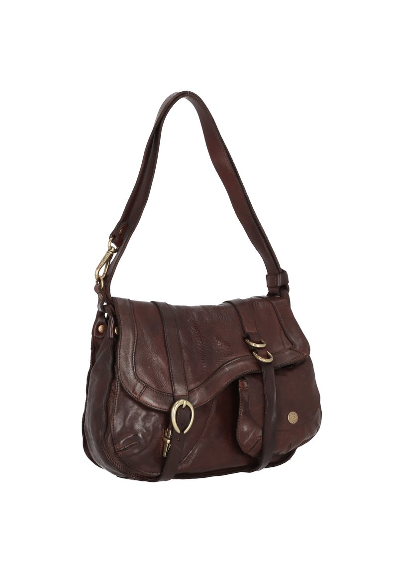 Sac Bandoulière CAMPOMAGGI Crossbody S En Cuir 100% - Couleur Moro (marron) - Neuf Avec étiquettes