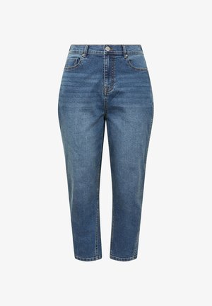 Yours Clothing, PLUS SIZE BARREL JEANS - Jeans fuselé - mid blue