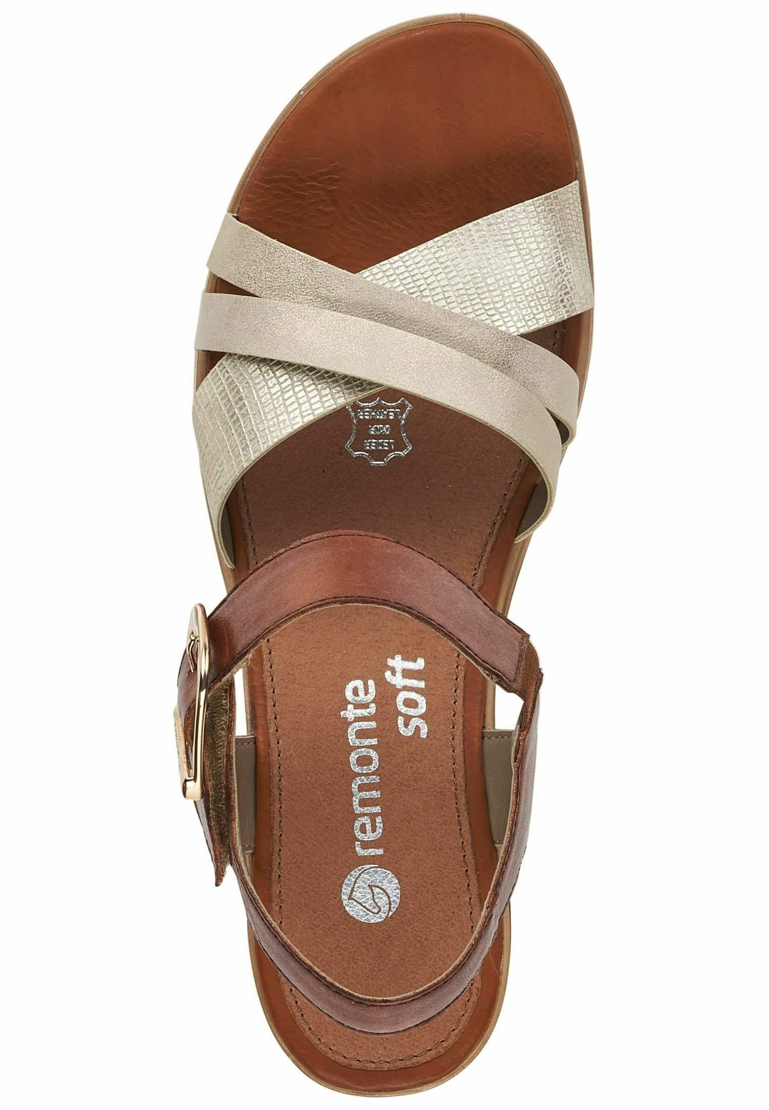 Remonte Sandalen met sleehak - brown/bruin - Zalando.be