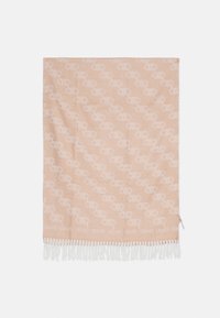 LIU JO STOLA JACQUARD LOGO CATENA - Sjaal - cammello