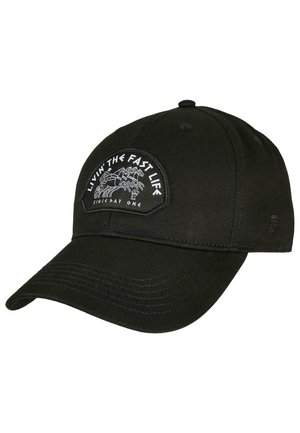 Cap - black white