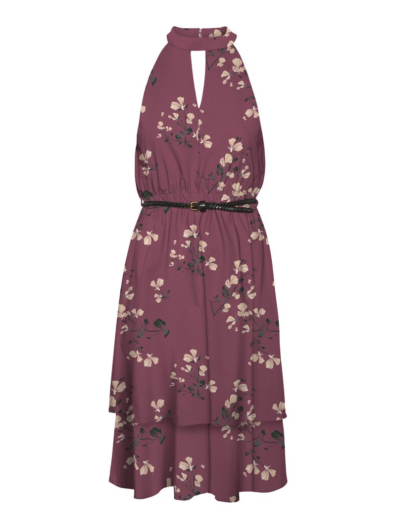 Vero Moda Jurk gemêleerd donkerroze Vero Moda Jurk gemêleerd donkerroze