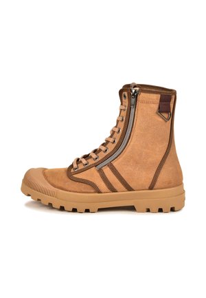 Pataugas AUTHENTIQUE H ZIPSS F4I - Bottines à lacets - camel