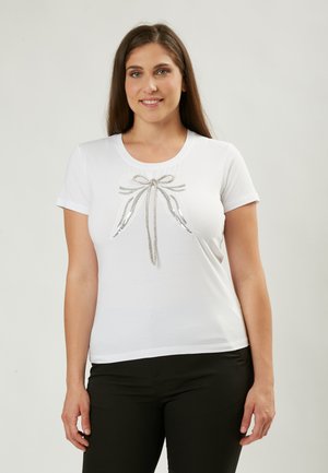 BOW  - T-Shirt print - white