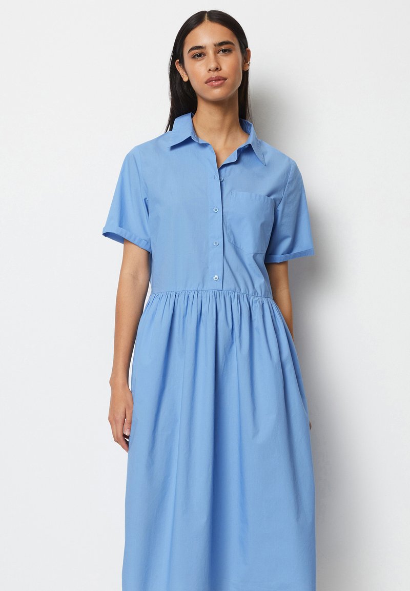 Marc O'Polo DENIM REGULAR AUS Blusenkleid soft sky blue/hellblau