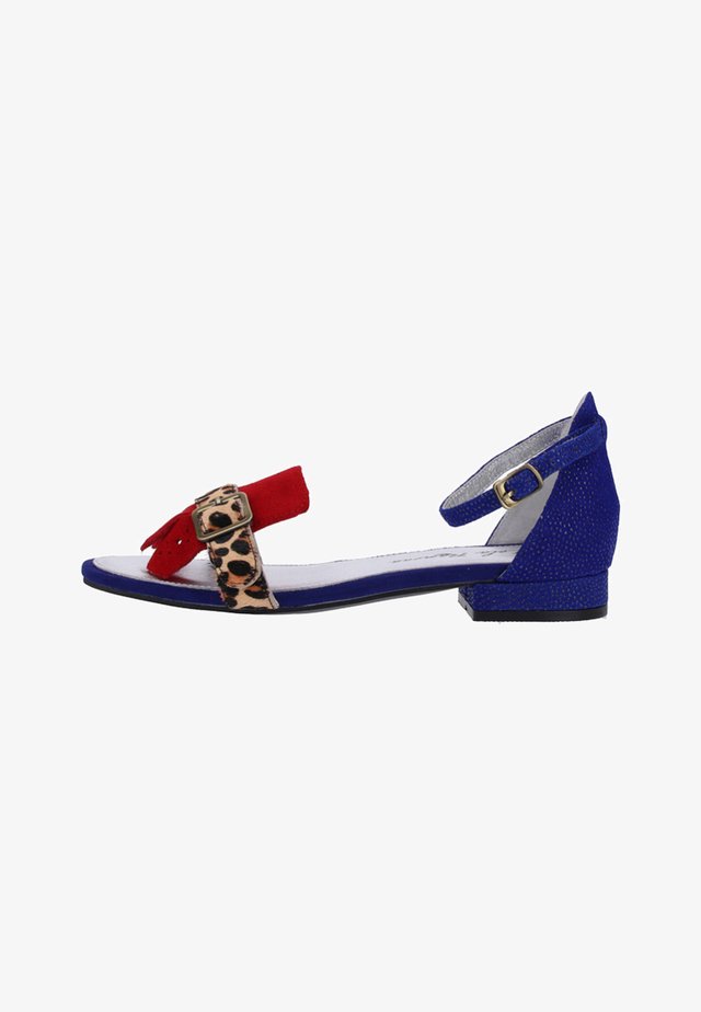 Sandalen - blue/red