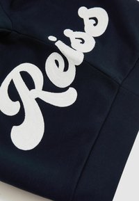 Reiss REISS GROVER COTTON-BLEND LOGO SCRIPT SWEATSHIRT - Mikina - navy