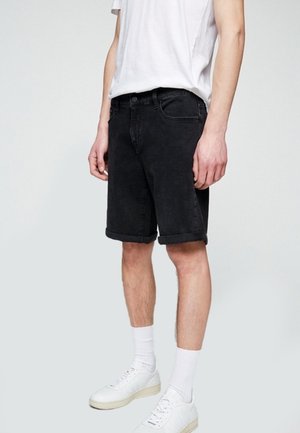 Shorts vaqueros - black