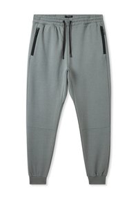 Terranova TECNICO CON TASCHE CON ZIP - Pantaloni sportivi - grigio piombo