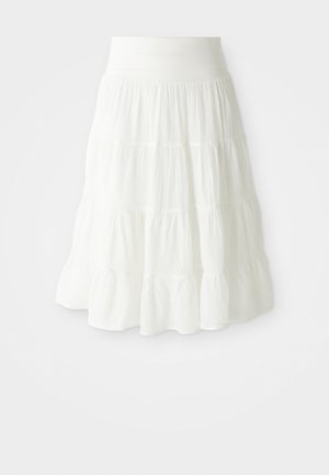FALLON FOLD PRAIRIE MIDI SKIRT - Trapecinis sijonas - white
