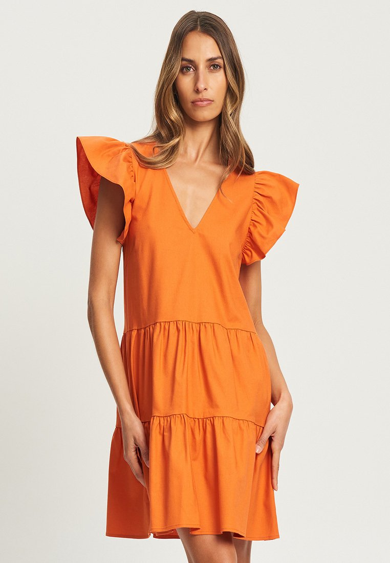 TUSSAH BLAIRE Day dress orange Zalando.de
