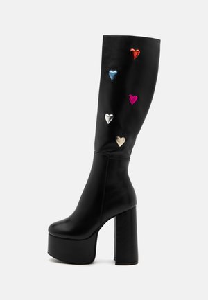 INTIMATE - Laarzen met hoge hak - black/multi-coloured
