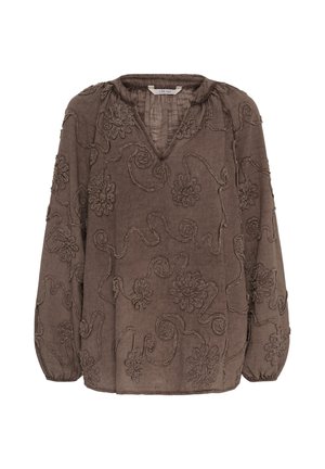 Cream, CRGEMMI BLOUSE - Blúz - chocolate chip
