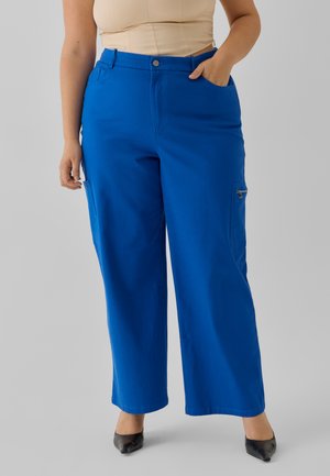 Vero Moda VMJOANN PANT - Παντελόνι cargo - turkish sea