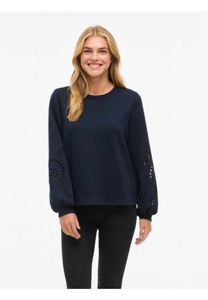 VISANDY RUNDHALS - Sportska majica - navy blazer