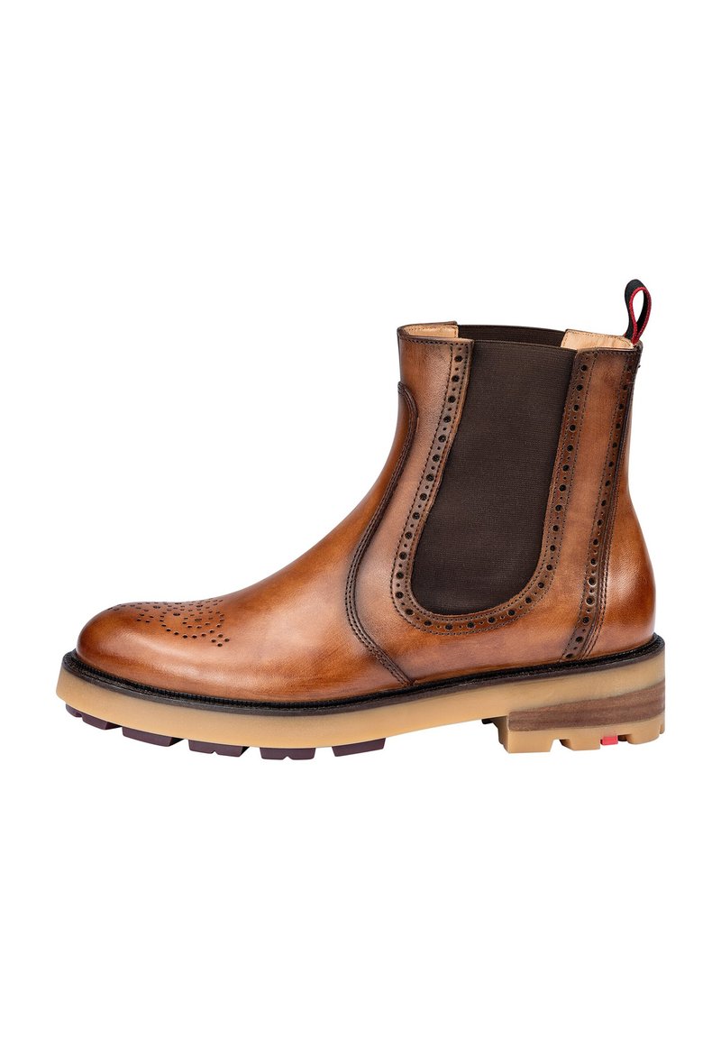 Lloyd MODERNE - Stivaletti con plateau - cognac