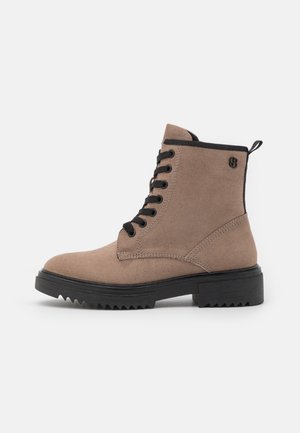 Lace-up ankle boots - taupe