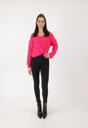 Jersey de punto - fuchsia