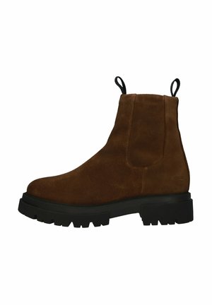ASTA - Platform ankle boots - chocolate
